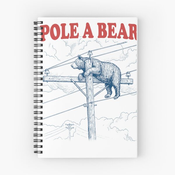 Item preview, Pole-a-Bear Utility Line Pun designed and sold by KireVeronica.