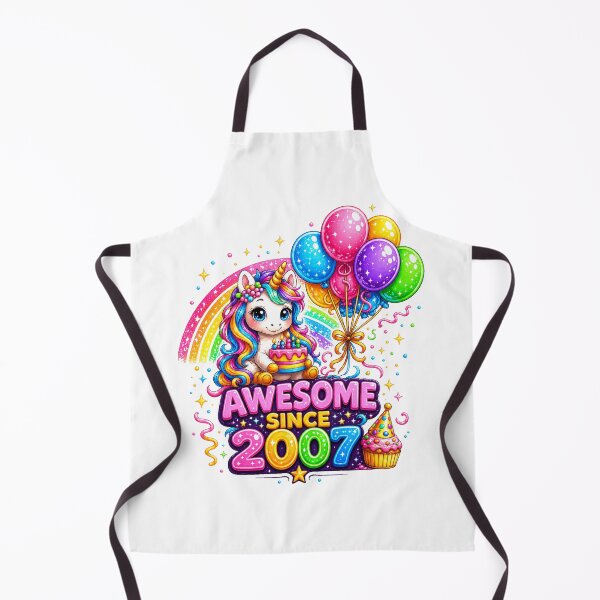 Item preview, 19 Years Old Awesome Since 2007 Unicorn 19th Birthday designed and sold by QuiteOrbit.
