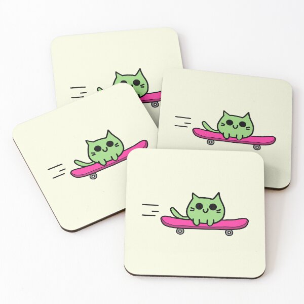 Item preview, skateboard cat designed and sold by chantelbrayl33n.