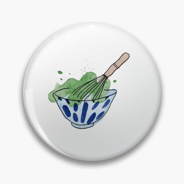 Item preview, Matcha Whisk Sticker | Hand Drawn Chawan Bowl Illustration designed and sold by Ramona-Gliga.