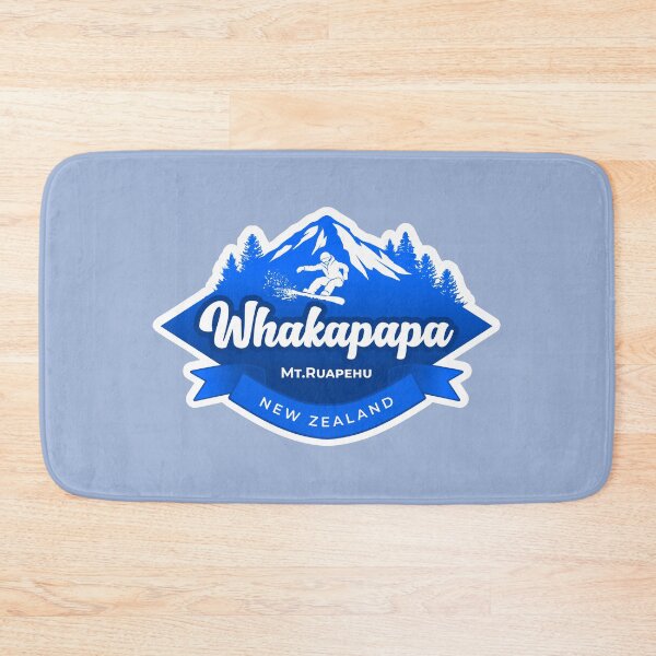 Item preview, Whakapapa Ski field in Blue designed and sold by MY NEW ZEALAND.