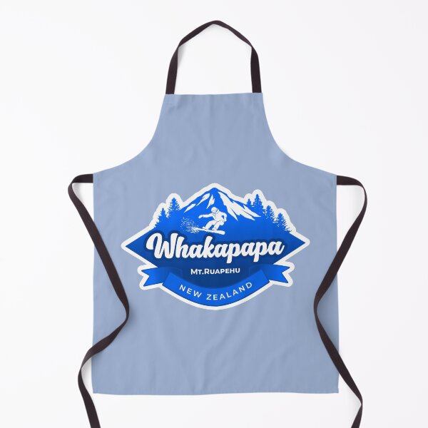 Item preview, Whakapapa Ski field in Blue designed and sold by MY NEW ZEALAND.