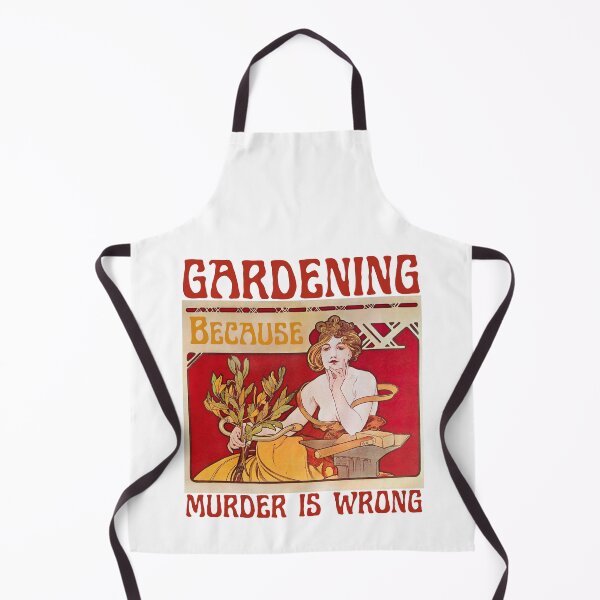 Item preview, Gardening because murder is wrong designed and sold by poppy-seed-art.