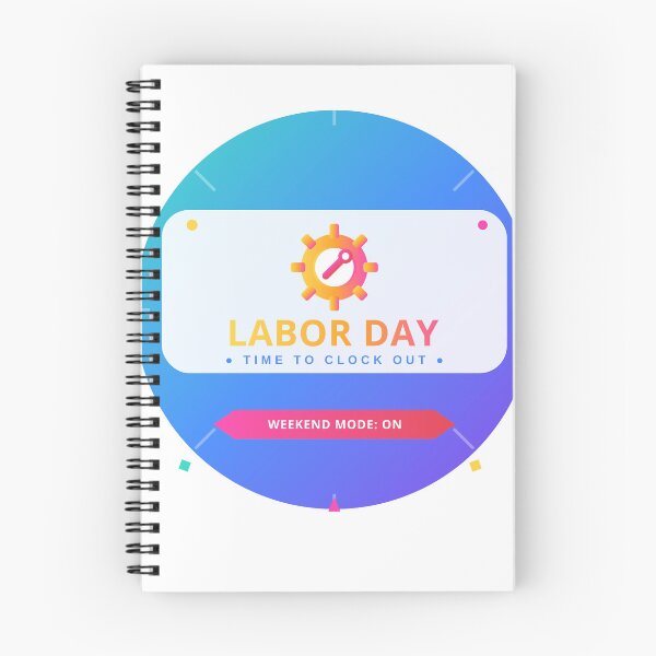 Item preview, Labor Day Time to Clock Out Fun T-Shirt designed and sold by BhavyaMR.