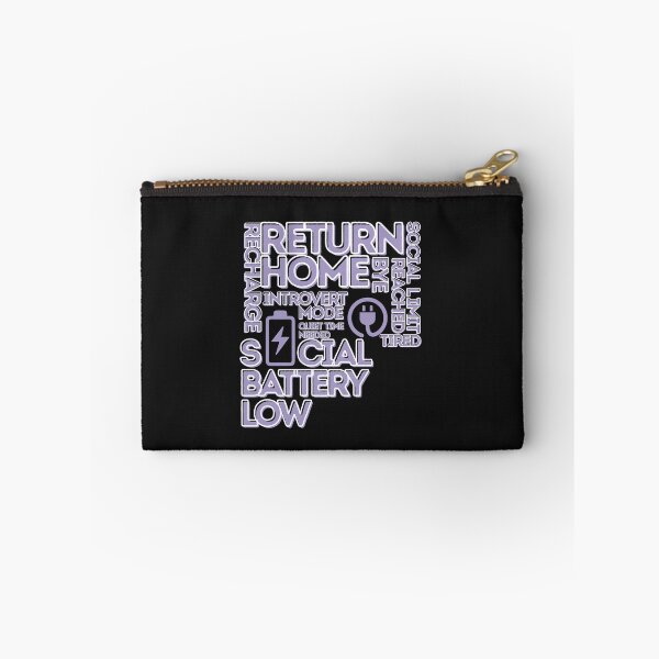 Item preview, Social Battery Low? Return Home & Recharge Funny Introvert T-Shirt designed and sold by RteesStudio.
