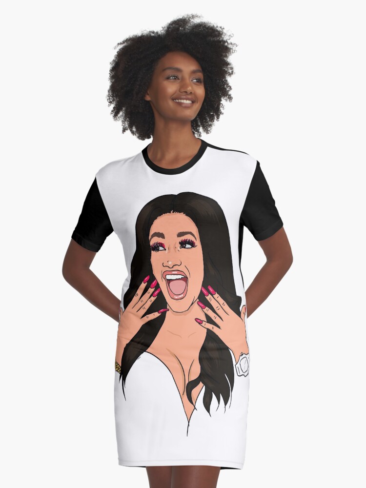 Cardi b shirt dress best sale