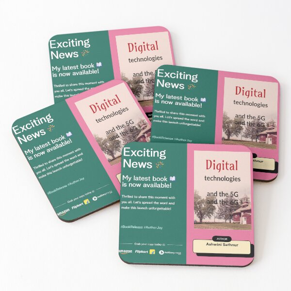 Item preview, Book titled "Digital technologies and the 5G and the 6G" designed and sold by Virtual Library of Artwork Platform Channel.