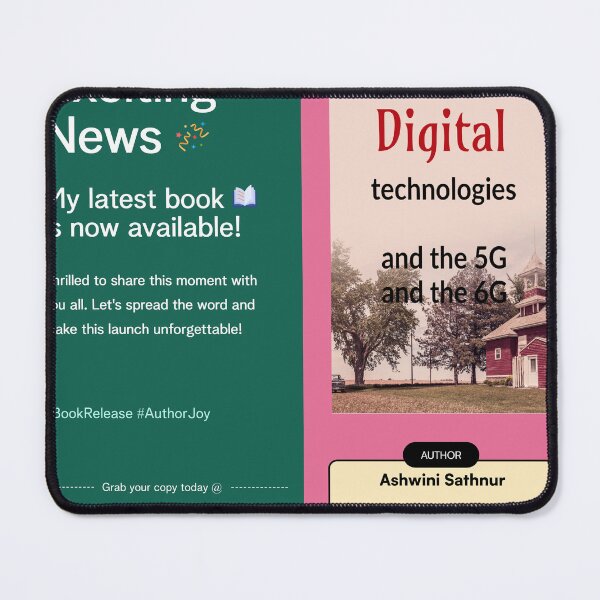 Item preview, Book titled "Digital technologies and the 5G and the 6G" designed and sold by Virtual Library of Artwork Platform Channel.