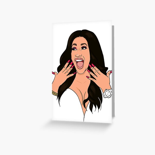 cardi b birthday card