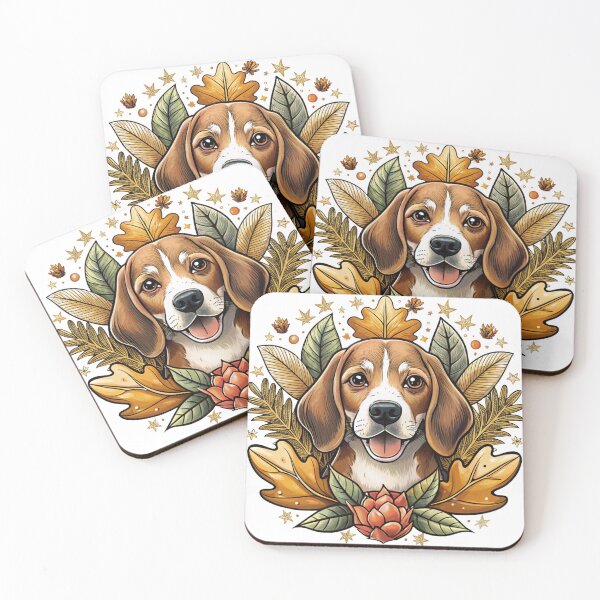 Item preview, Beagle Tattoo Flash | Traditional Vintage Dog Artwork designed and sold by Mousy17.