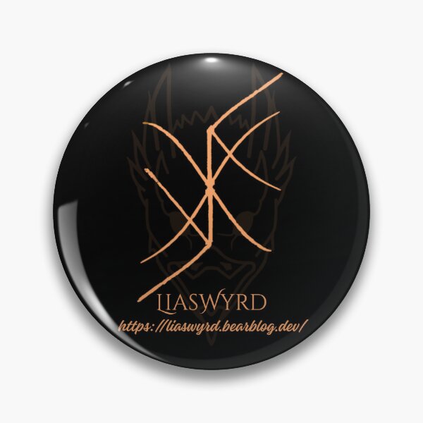 Aperçu de l'œuvre Autocollant logo LiasWyrd créée et vendue par LiasWyrd.