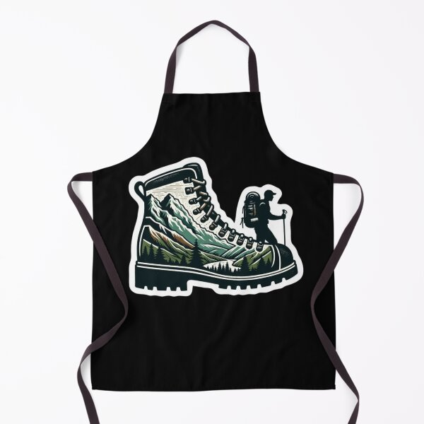 Item preview, Mountain Hiking Boot – Vintage Outdoor Adventure & Backpacking Design designed and sold by Palette & Hue.