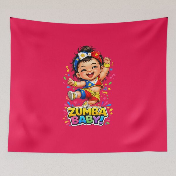 Item preview, Zumba Baby! – Cute Filipino Girl Dancing! designed and sold by FlipFlopTeesCo.