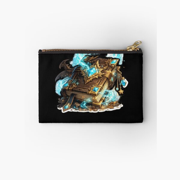 Item preview, Mysterious spellbook with blue arcane energy designed and sold by No-No-Name.