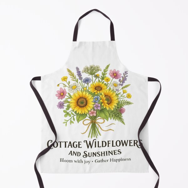 Item preview, Cottage Wildflower Sunshine Bouquet Illustration designed and sold by Mindful56.