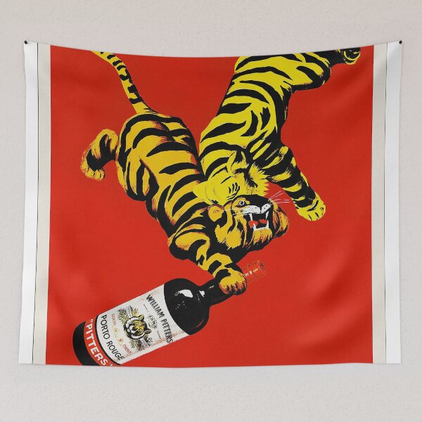 Item preview, Vintage Retro Tiger Bottle Advertisement designed and sold by walterswan.