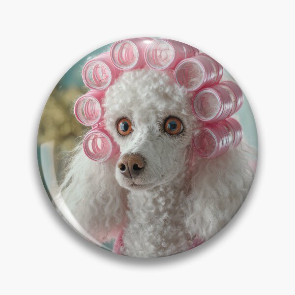 Item preview, Poodle with Curlers designed and sold by Elisabeth Lucas.