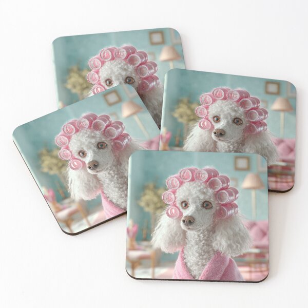 Item preview, Poodle with Curlers designed and sold by Elisabeth Lucas.