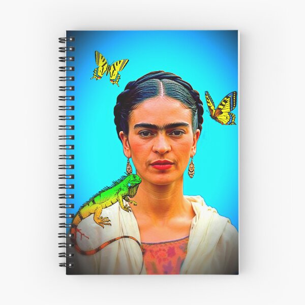 Item preview, Frida Kahlo Iguana Butterflies designed and sold by FridaArtGallery.