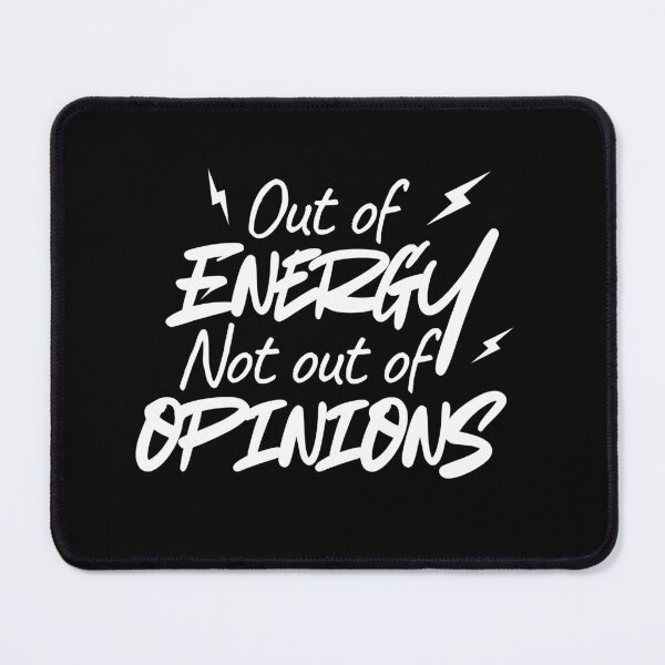 Item preview, Energy Not Out of Opinions Funny Introvert Quote T-Shirt designed and sold by RteesStudio.