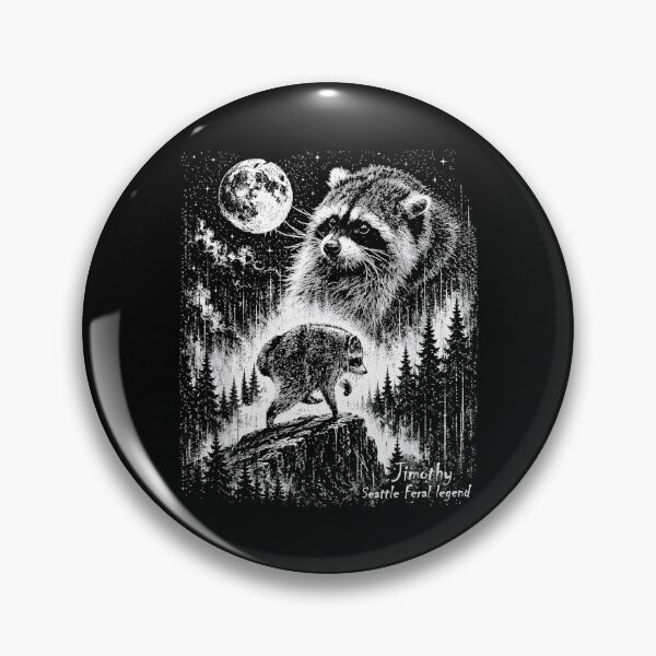 Item preview, Timothy Seattle Feral Legend Raccoon Wildlife Animal Lover designed and sold by Hugosploosh.