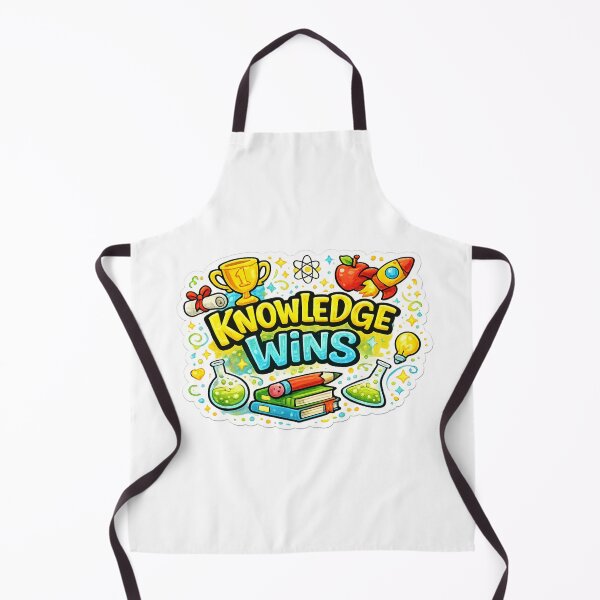 Item preview, Knowledge Wins Motivational Education Quote  Cute School Vinyl Decal designed and sold by MR4me.