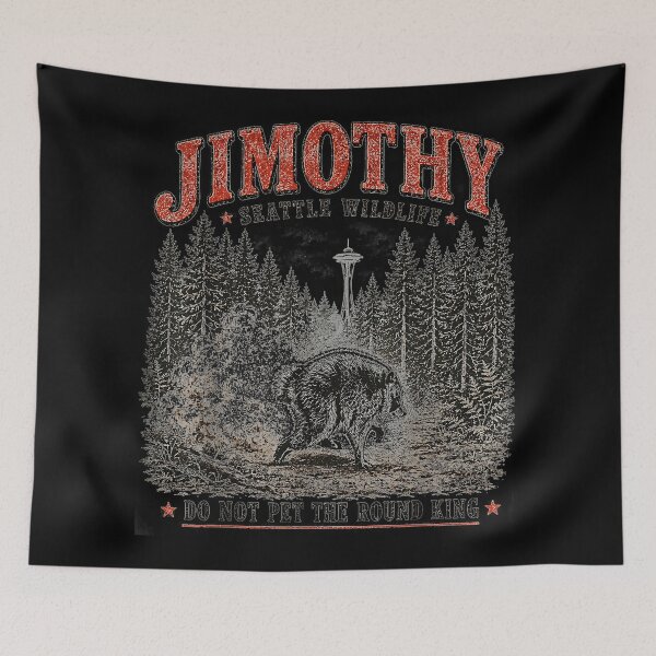 Item preview, Jimothy Seattle Wildlife Do Not Pet The Round King Seattle Pacific Northwest Wildlife Humor designed and sold by Hugosploosh.