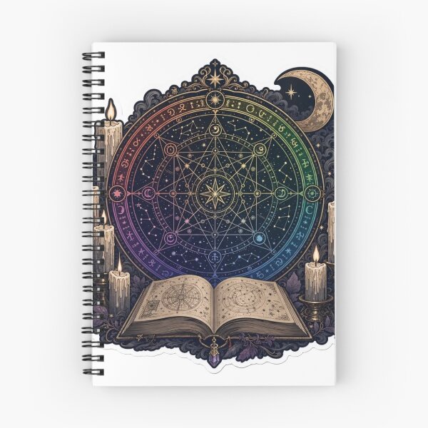 Item preview, Queer Witch Spell Circle Rainbow Runes Candles Books Dark Academia LGBTQ Emblem designed and sold by StickyGuys.