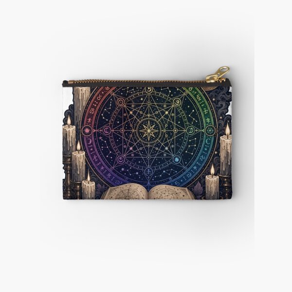 Item preview, Queer Witch Spell Circle Rainbow Runes Candles Books Dark Academia LGBTQ Emblem designed and sold by StickyGuys.