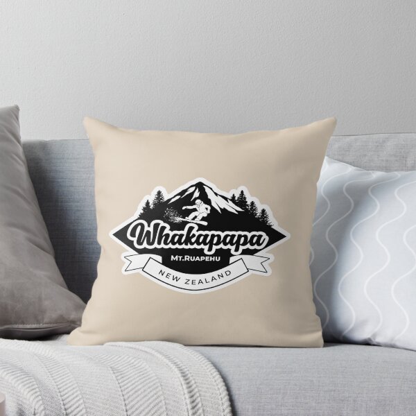 Item preview, Whakapapa Ski field in Black designed and sold by MY NEW ZEALAND.