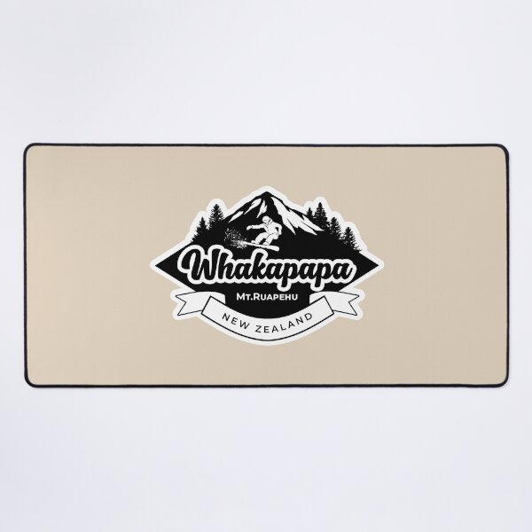 Item preview, Whakapapa Ski field in Black designed and sold by MY NEW ZEALAND.