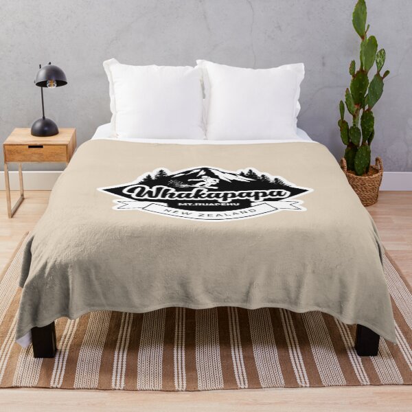 Item preview, Whakapapa Ski field in Black designed and sold by MY NEW ZEALAND.