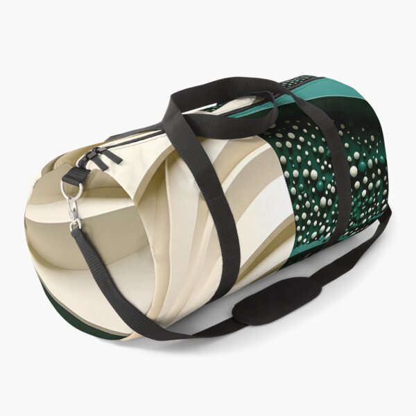 Item preview, Green and White Intricate Spiral Design designed and sold by Vicky Brago-Mitchell®.