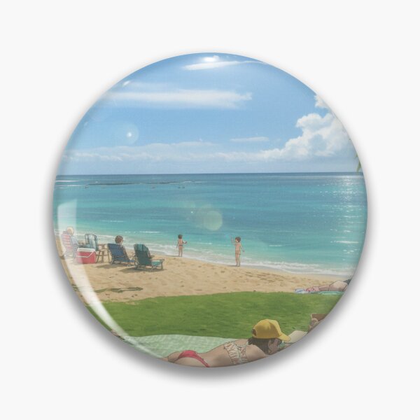 Item preview, sunny day sunbathing by the sea designed and sold by yasushi101.