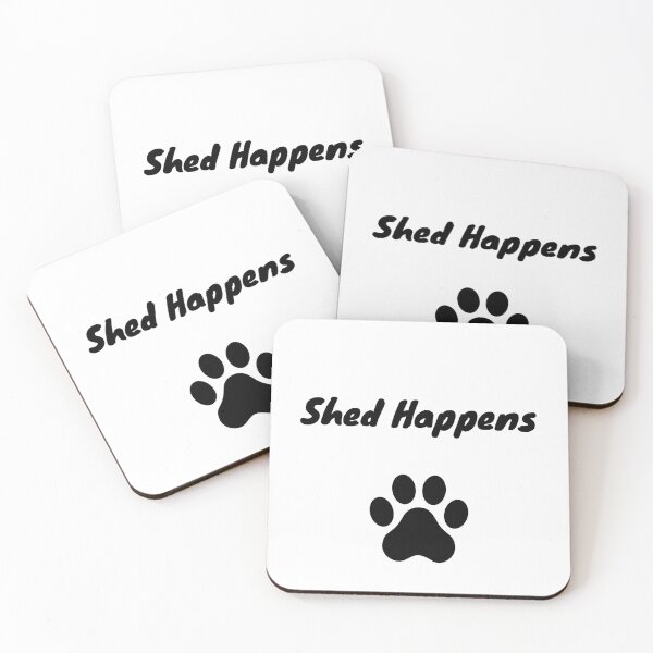 Item preview, Shed Happens Funny Dog Groomer Paw Print designed and sold by GroomerGoods.
