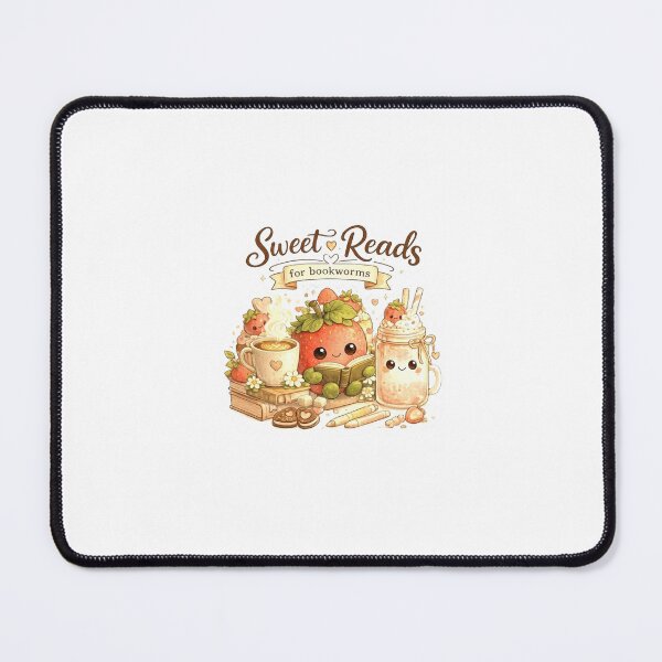 Item preview, Sweet Reads For Bookworms Cute Strawberry Reader Sticker designed and sold by MUSA'S.
