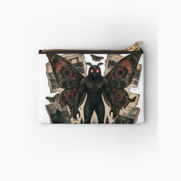 Item preview, Cryptidcore Mothman Sighting Log Red Eyes Vintage Cryptozoology Field Notes Emblem designed and sold by StickyGuys.