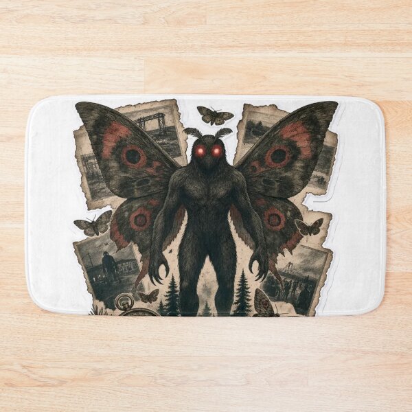Item preview, Cryptidcore Mothman Sighting Log Red Eyes Vintage Cryptozoology Field Notes Emblem designed and sold by StickyGuys.