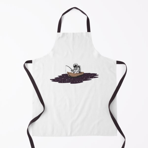 Item preview, Space fishing astronaut - Surreal cosmic fishing artwork designed and sold by messy-nessie.
