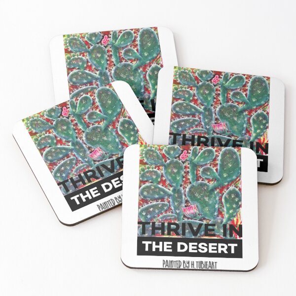 Item preview, Thrive in the desert - Oil painting art work designed and sold by tubieArtDesign.