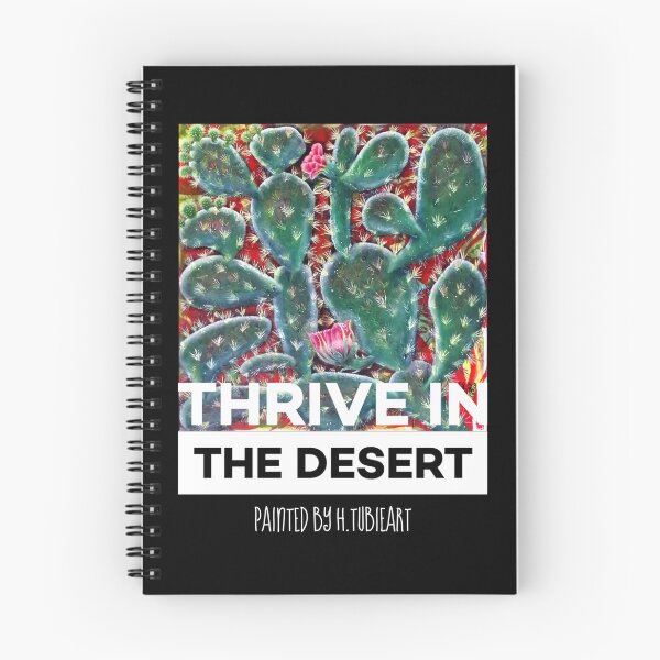 Item preview, Thrive in the desert - Oil painting art work designed and sold by tubieArtDesign.