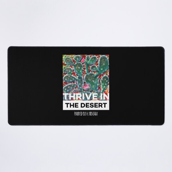 Item preview, Thrive in the desert - Oil painting art work designed and sold by tubieArtDesign.