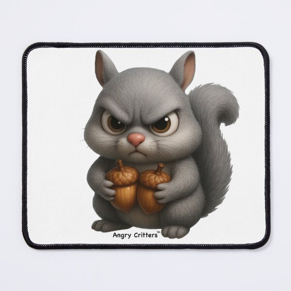 Item preview, Angry Squirrel with Acorns designed and sold by Angry Critters.