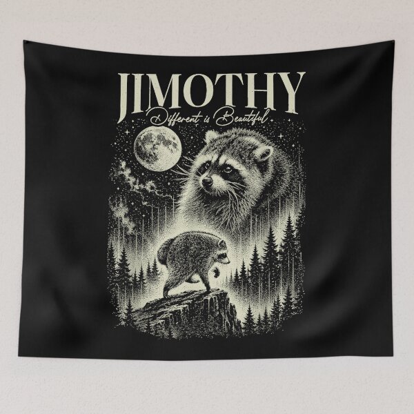 Item preview, Jimothy Different Is Beautiful Raccoon Wildlife Nature Unique designed and sold by Hugosploosh.