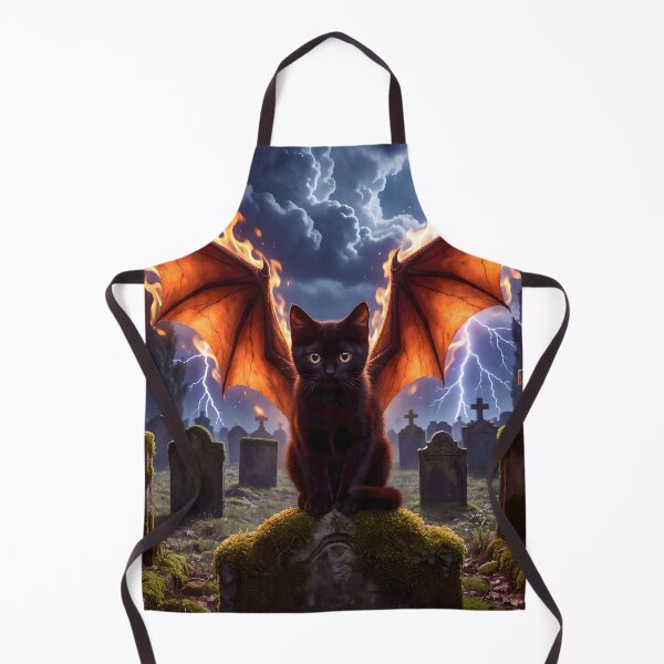 Item preview, Dragon Kitten in a Graveyard designed and sold by Lava Tigers Art.