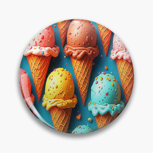 Item preview, Summer Cool Food Sweet Ice cream cone Pattern. designed and sold by Giulivo Store Graphic.