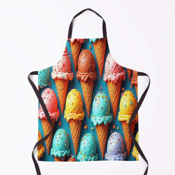 Item preview, Summer Cool Food Sweet Ice cream cone Pattern. designed and sold by Giulivo Store Graphic.
