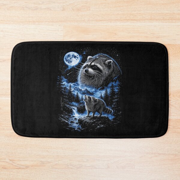 Item preview, Raccoon Moon Night Forest Wildlife Nature Lover designed and sold by Hugosploosh.