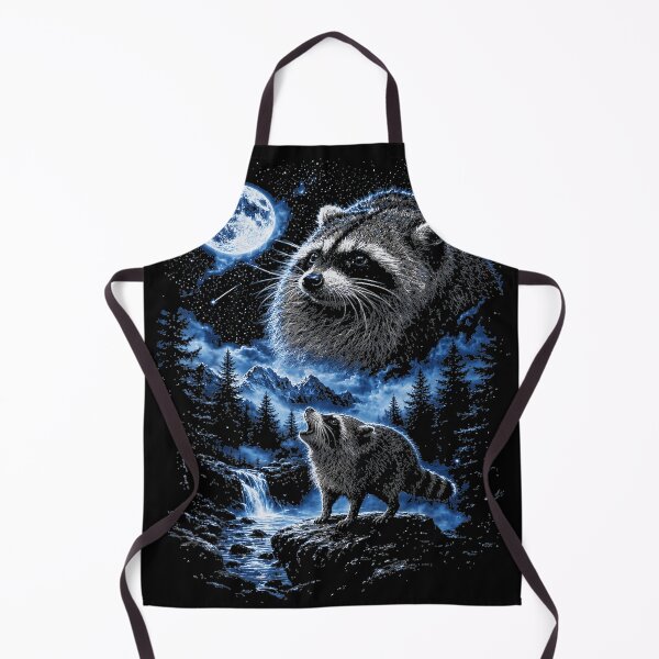Item preview, Raccoon Moon Night Forest Wildlife Nature Lover designed and sold by Hugosploosh.