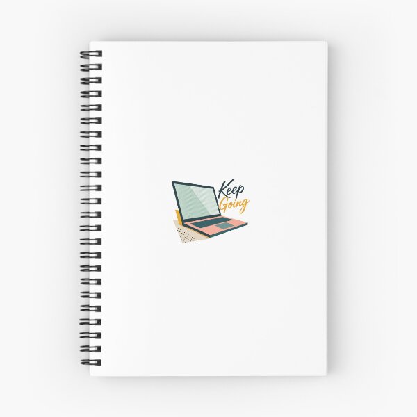Item preview, Keep Going Laptop Sticker | Cute Motivational Laptop Illustration designed and sold by the--artisans.